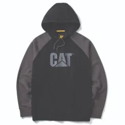 CAT Colorblock Hooded Sweatshirt black-magnet Gr. L