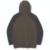 CAT Colorblock Hooded Sweatshirt army moss-black Gr. L