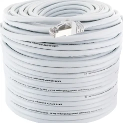 CAT6 Netzwerkkabel SF/UTP 50,0m weiss