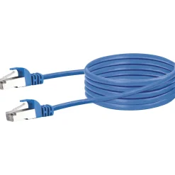 CAT6 S/FTP Netzwerkkabel 1,0m blaumax. 250 Mhz 1 Gbit/s