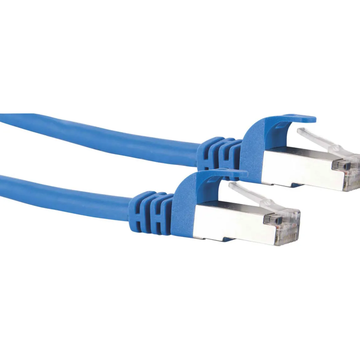 CAT6 S/FTP Netzwerkkabel 1,0m blaumax. 250 Mhz 1 Gbit/s