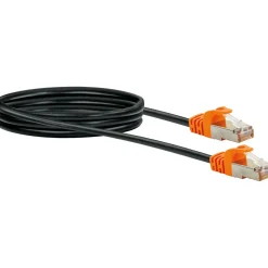 CAT7 S/FTP Netzwerkkabel 2,0m schwarz
