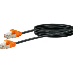 CAT7 S/FTP Netzwerkkabel 2,0m schwarz