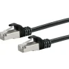 CAT6 S/FTP Netzwerkkabel 0,5m schwarzmax. 250 Mhz 1 Gbit/s