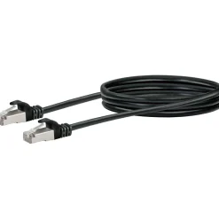 CAT6 S/FTP Netzwerkkabel 0,5m schwarzmax. 250 Mhz 1 Gbit/s