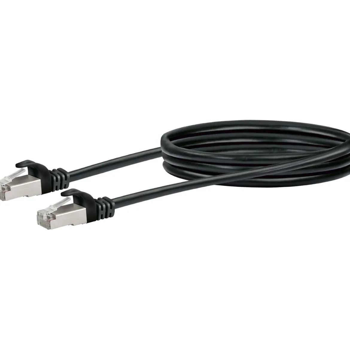 CAT6 S/FTP Netzwerkkabel 0,5m schwarzmax. 250 Mhz 1 Gbit/s