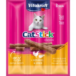Cat-Stick mini Geflügel und Leber 3 Stück