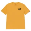 CAT Trademark T-shirt Mustard Gr.L