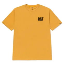 CAT Trademark T-shirt Mustard Gr.L