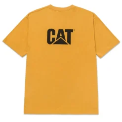 CAT Trademark T-shirt Mustard Gr.L