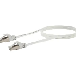 CAT6 U/FTP Netzwerk Flachkabel 1,5 mweiss