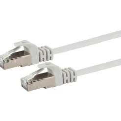 CAT6 U/FTP Netzwerk Flachkabel 10m weiss
