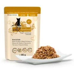 Catz finefood Katzenfutter Kitten Rind+Kalb 85g