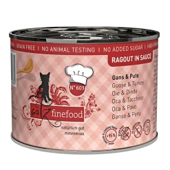 Catz finefood Nassfutter Ragout Gans und Pute 180 g