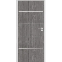 Classen CPL-Zimmertür Discovery Eiche Grigio Anschlag rechts 198,5 x 73,5 cm
