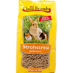 Classic Friends Strohstreu 8kg/ca.20lpelletiert