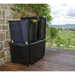 Combi Box, Farbe: Schwarz, Rollensystem, Inhalt: 18L