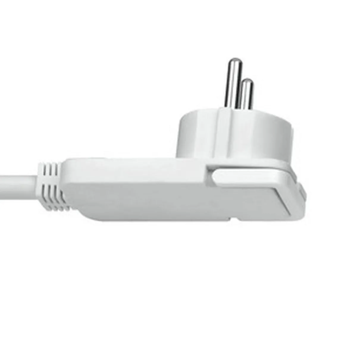 Comfort-Line Plus Steckdosenleiste weissmit Flachstecker 4-fach 2m H05VV-F3G1.5