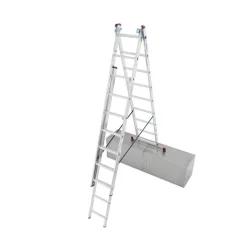 CORDA Vielzweck Leiter Treppe 3x9Sprossen