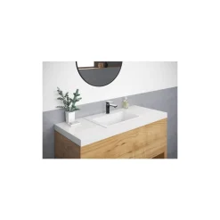 Cornat Waschtischarmatur-Set Edition Black, Druck-Ablauf, Farbe: Schwarz/Chrom