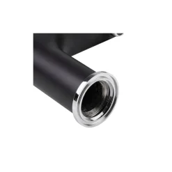 Cornat Waschtischarmatur-Set Edition Black, Druck-Ablauf, Farbe: Schwarz/Chrom