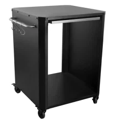 Cozze Outdoor-Tisch 60x60x83,5cmm/Ausziehtisch in Edelstahl u. 4 Raeder