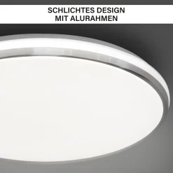 Decken- und Wandleuchte SHINING FRAME LED ALU 18W