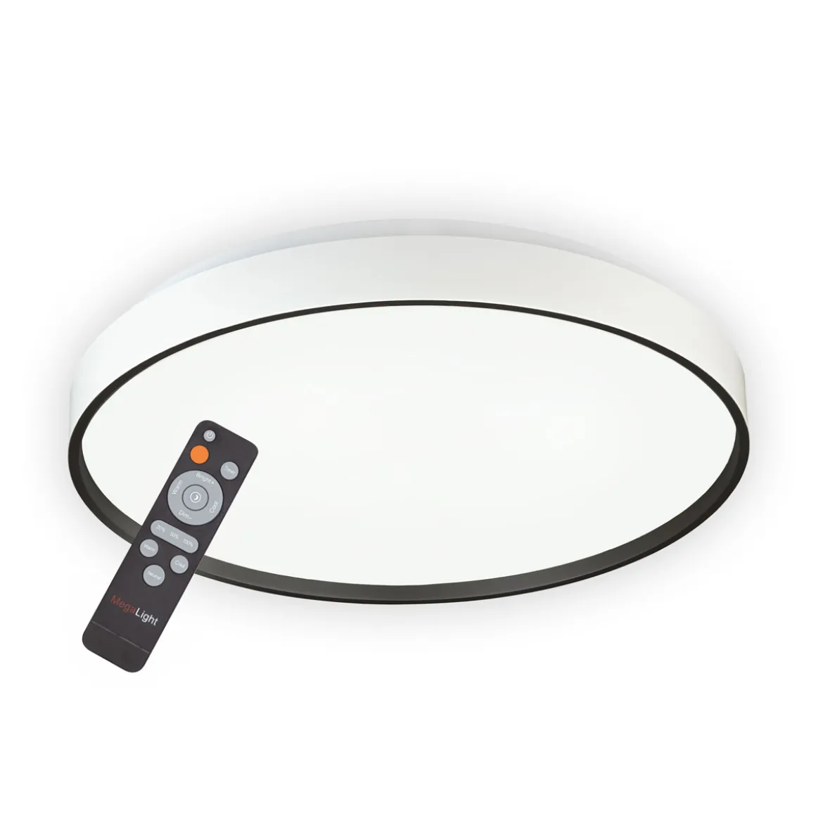 Decken-Wandleuchte SHINING JUPITER BLACK 1800K 24W