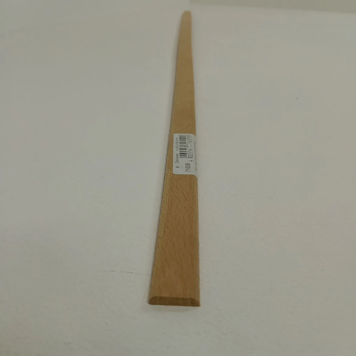 Deckleiste Buche 5 x 20 x 950 mm