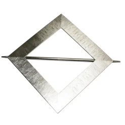 Dekospange mit Stab Uranus edelstahlopt.