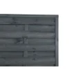 Dichtzaum 90 x 180 cm glatt Kiefer dunkel- grau gebeizt