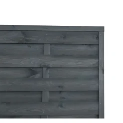 Dichtzaum 90 x 180 cm glatt Kiefer dunkel- grau gebeizt