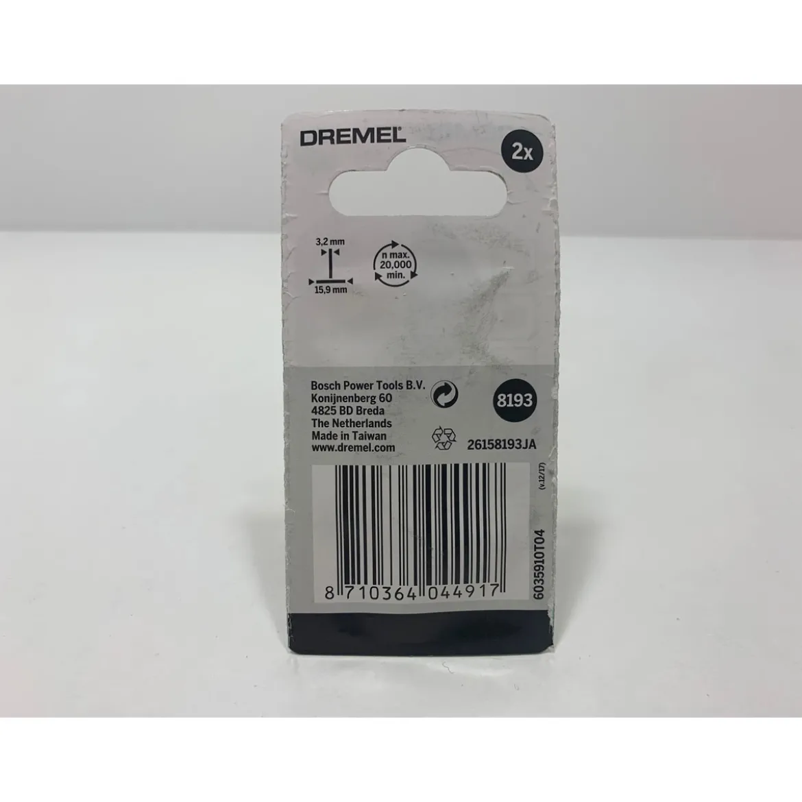 DremelAluminiumoxid-Schleifstein Durchmesser 15,9 mm