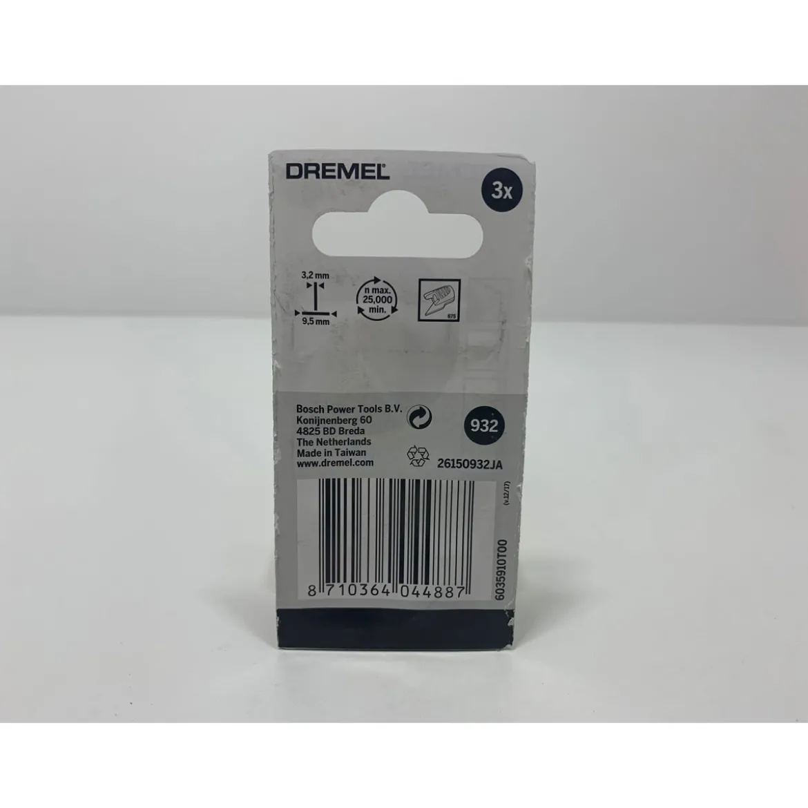 DremelAluminiumoxid-Schleifstein Durchmesser 9,5 mm
