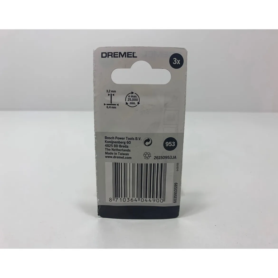 DremelAluminiumoxid-Schleifstein Durchmesser 6,4 mm
