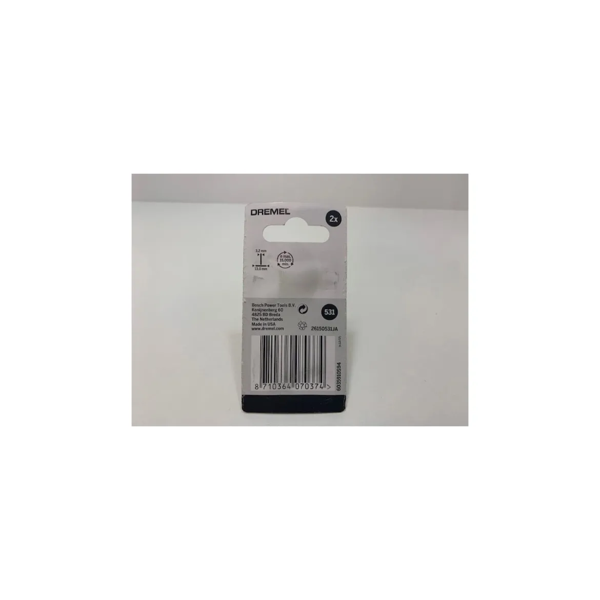 DremelEdelstahlbürste Durchmesser 13 mm 2 Stück