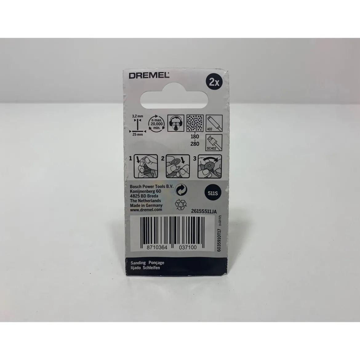 DremelFeinschleifscheiben grob/mittel Durchmesser 25 mm