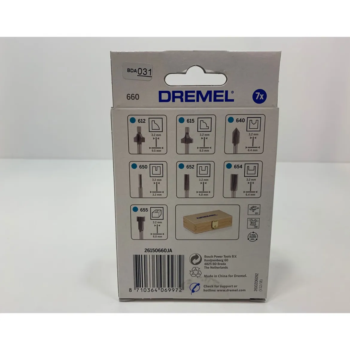 DremelFräser-Set 7-teilig