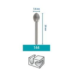 DremelHochgeschwindigkeits-Fräsmesser Durchmesser 7,8 mm