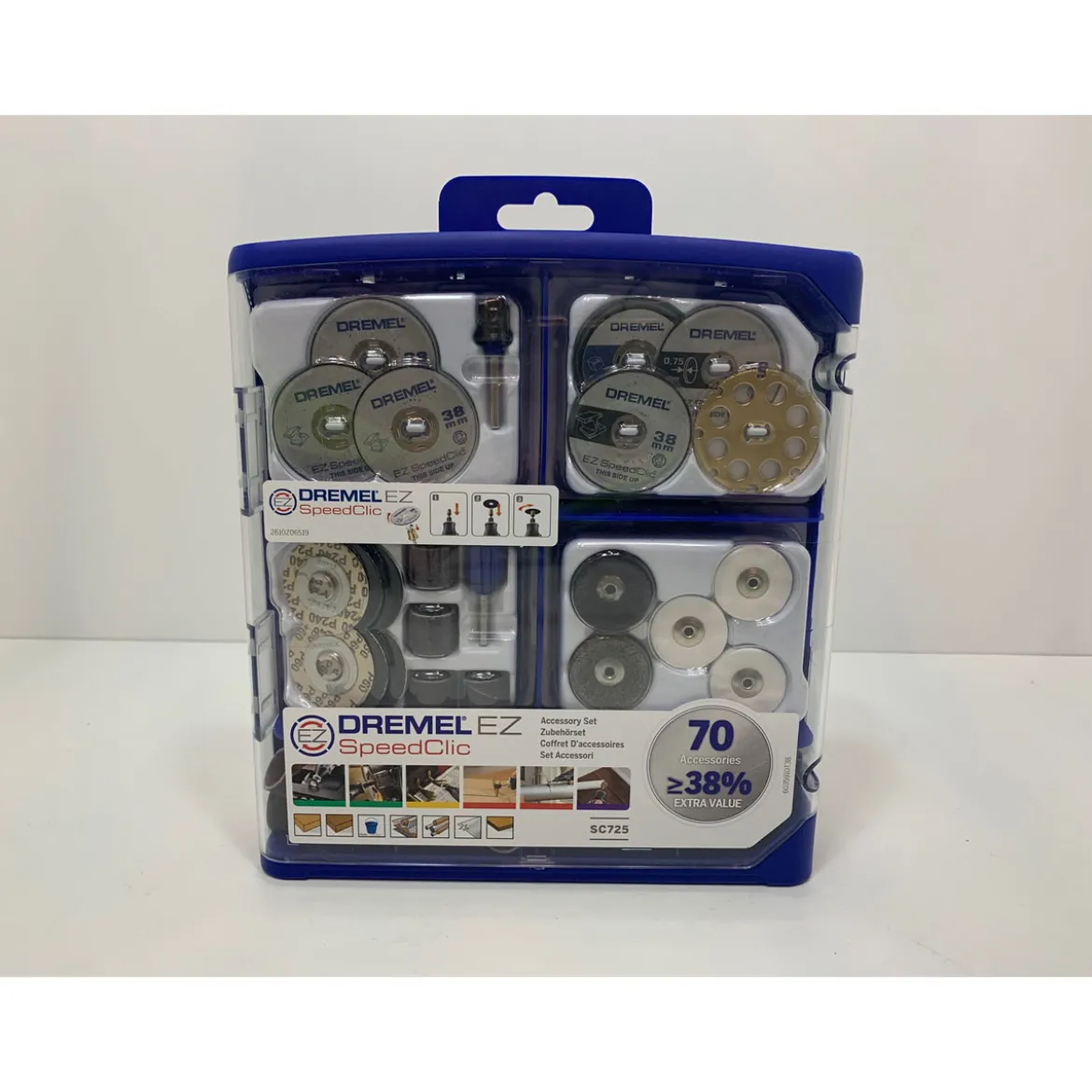 DremelZubehörset 725 EZ SpeedClic 70 Teile