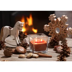 Duftkerze Christmas Dream Lebkuchen 10 x 10 x 10 cm