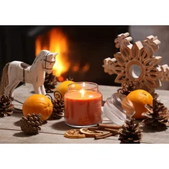 Duftkerze im Bonbonglas Advent Dream Orangen-Punsch 10 x 14,2 cm