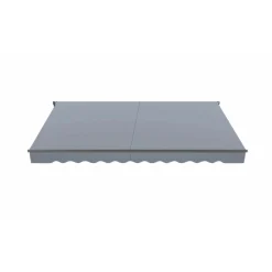 Durabil Gelenkarmmarkise 395x250cm Anthrazit für Wand- und Deckenmontage