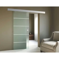 Durabil Glasschiebetür Stripes Soft Close 203,5 x 88 cm