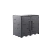 DurabilMetall-Mülltonnenbox Design für 2 x 240l