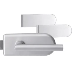 DURABIL Studio-Glastuerbeschlag SKYAlu EV 1 UV/Griff L-Form