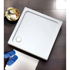 Duschwanne quadratisch 90x90/3 cm weiss