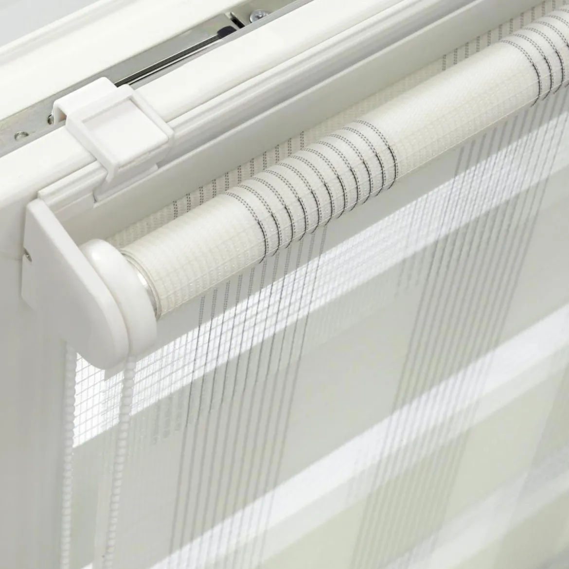 Easyfix Rollo Karo 60x150 cm weiß