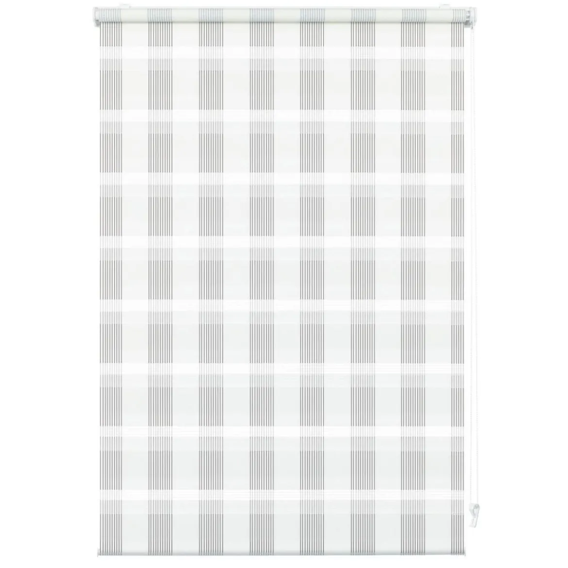 Easyfix Rollo Karo 60x150 cm weiß
