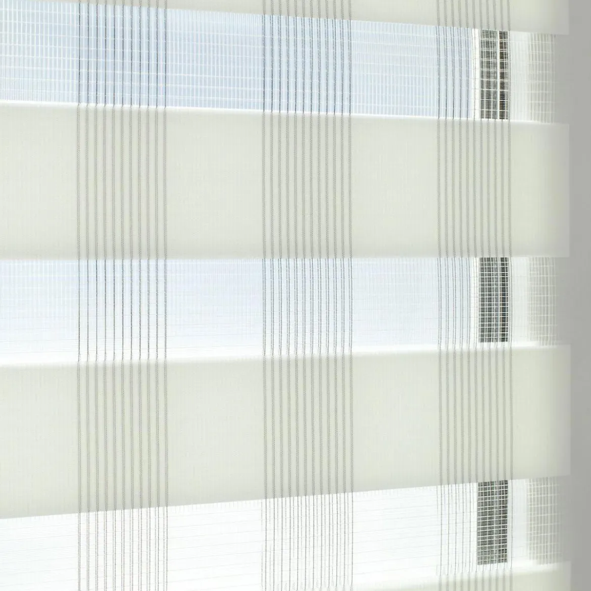 Easyfix Rollo Karo 60x150 cm weiß